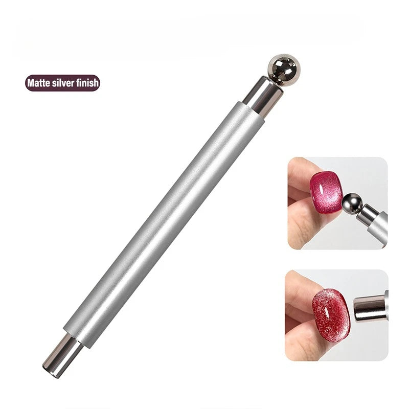 Double-Head Cat Eye Nail Magnet Pen | Gel Polish Nail Art Tool
