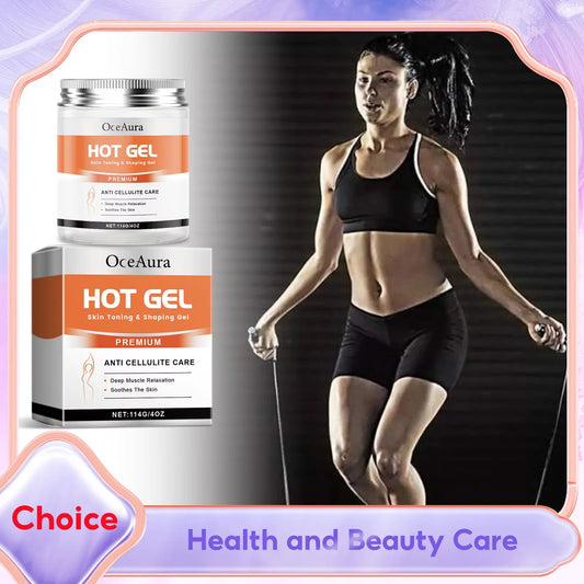 OceAura Hot Firming Gel – Anti-Cellulite Slimming Cream 114g Body Firming Cream Peaceful Pleasures Health and Wellness