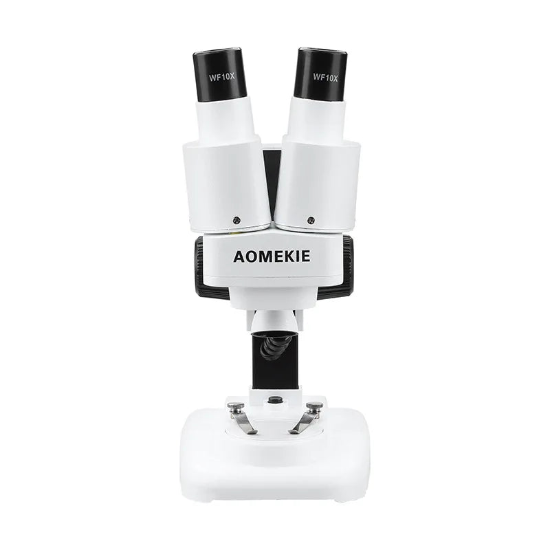 10X 20X Binocular Stereo Optical Microscope Inspection, Circuit Board Maintenance, Identification Peaceful Pleasures Health and Wellness 40x Grey