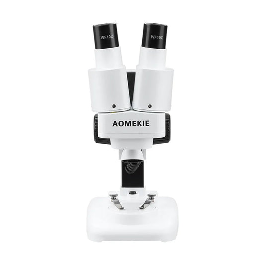 10X 20X Binocular Stereo Optical Microscope Inspection, Circuit Board Maintenance, Identification Peaceful Pleasures Health and Wellness 40x Grey
