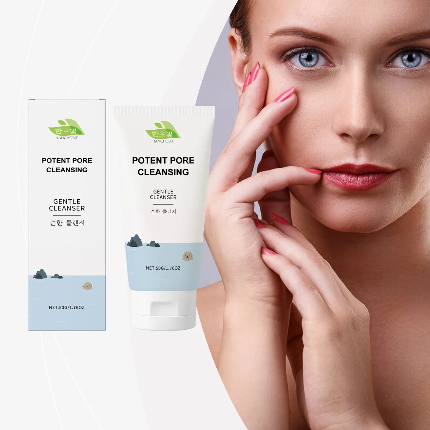 HANCHOBIT Moisturizing Face Cleanser – Hydrating & Pore Refining