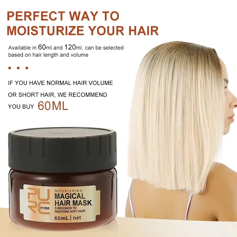 PURC Argan Oil Hair Mask – Nourishing Smoothing Treatment