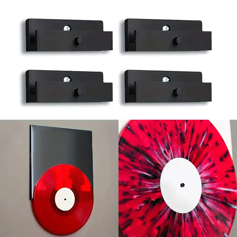 Vinyl Record Wall Mount Display Stand | Album Cover Holder