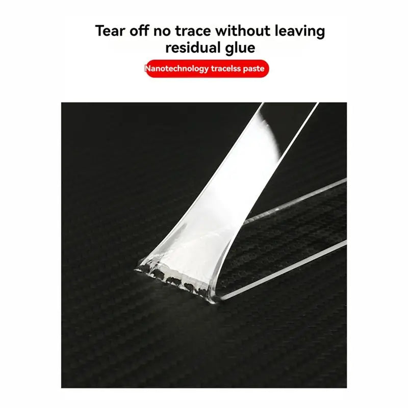 A36T-5PCS 5M Nano Tape Super Strong Double-Sided Adhesive Tape Transparent Reusable Waterproof Tapes Heat Resistance Peaceful Pleasures Health and Wellness