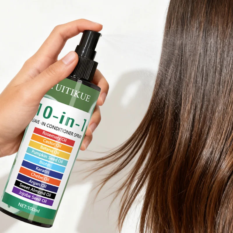 YUITIKUE 10-in-1 Leave-In Hair Treatment – Rosemary & Argan Oil Leave-In Hair Treatment Peaceful Pleasures Health and Wellness