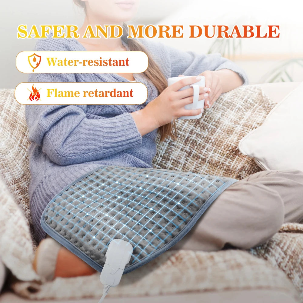 Electric Heating Pad Winter Warm For Bed Blankets Office Home Foot Hand Warmer Sheet Camping Heater 110V 220V Washable 60*30CM Peaceful Pleasures Health and Wellness