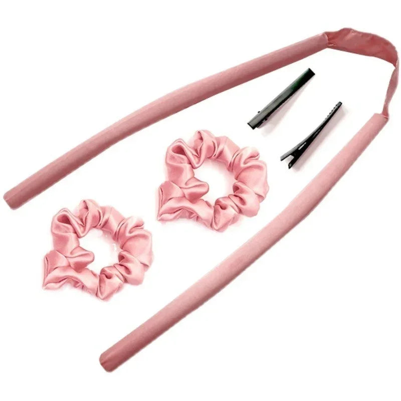 2sets Heatless Curling Rod, Hair Curlers Rollers, Hairstyling Accesorios, Sleep Hairdresser Set, Curly Hair Product, Flexi Rods Peaceful Pleasures Health and Wellness