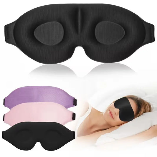 3D Sleep Mask – Light Blocking Eye Cover for All Sleepers Sleep Eye Mask Peaceful Pleasures Health and Wellness