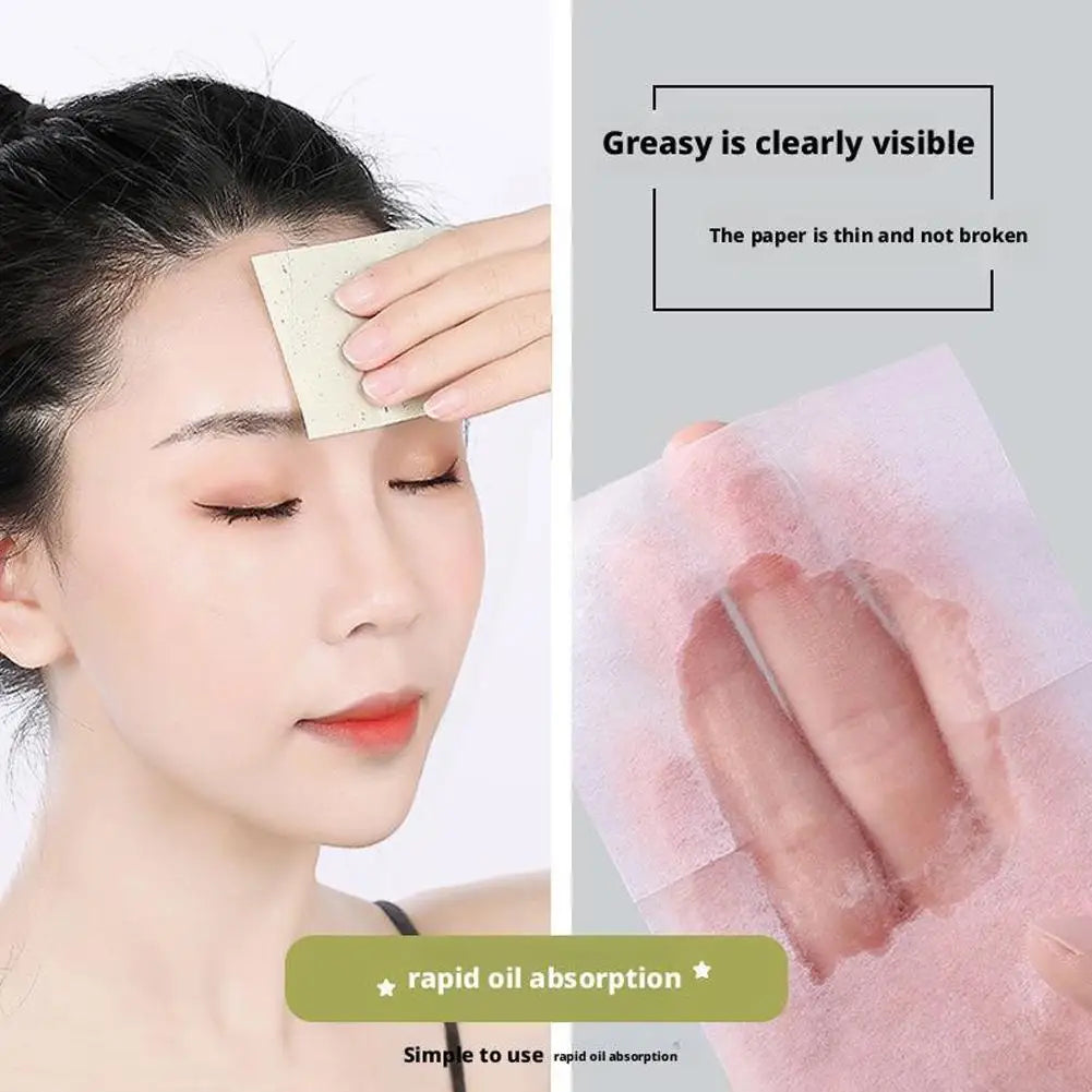 BIOAOUA 300-Pack Face Oil Blotting Sheets – Shine Control