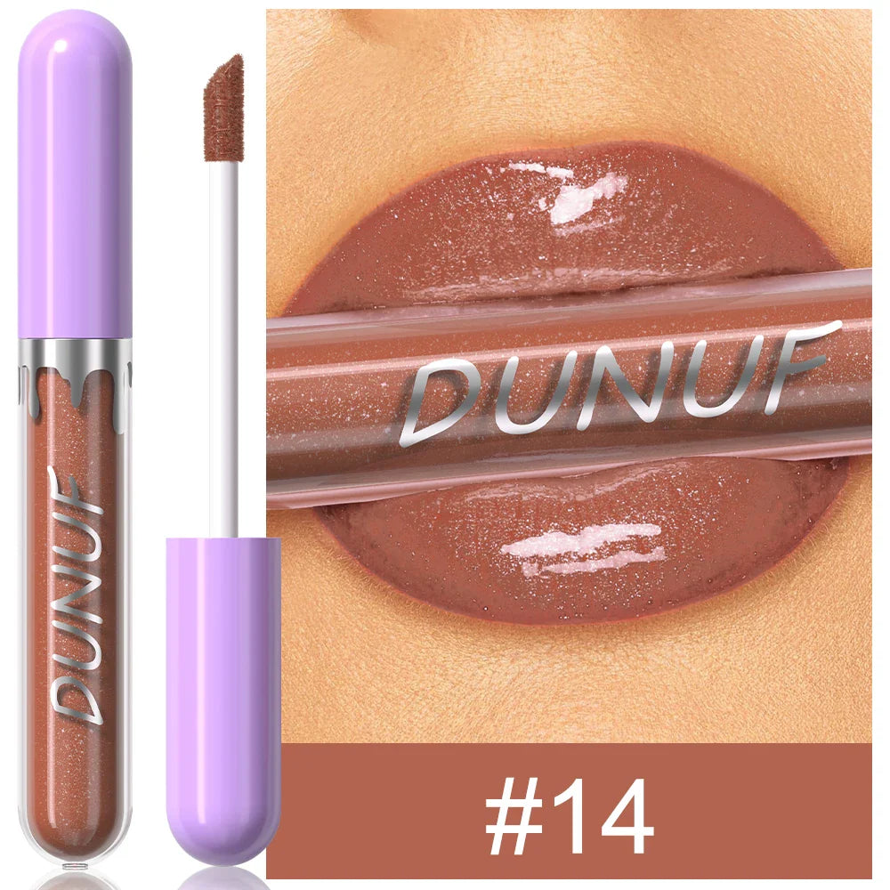 DUNUF Pearl Lip Gloss – Moisturizing, Waterproof & Long-Lasting