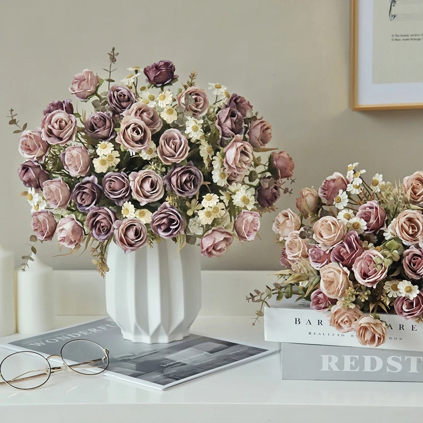 Silk Rose Artificial Flowers – Wedding, Home & Bridal Décor