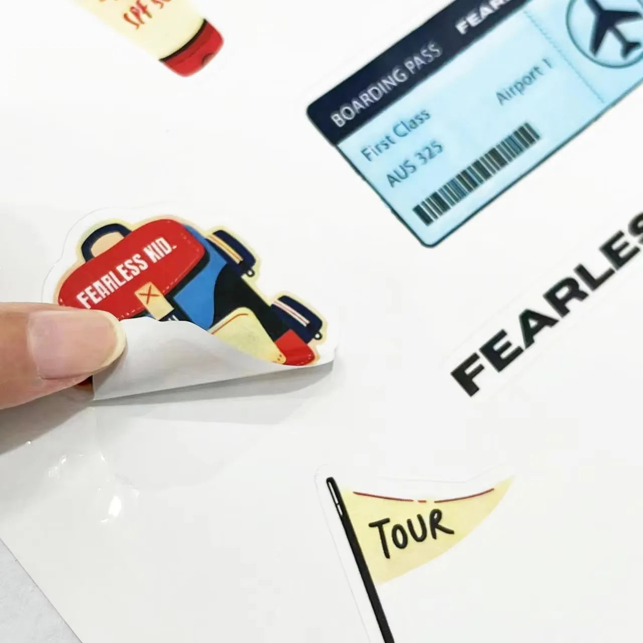 Custom Die-Cut Vinyl Stickers | Waterproof Logo Labels