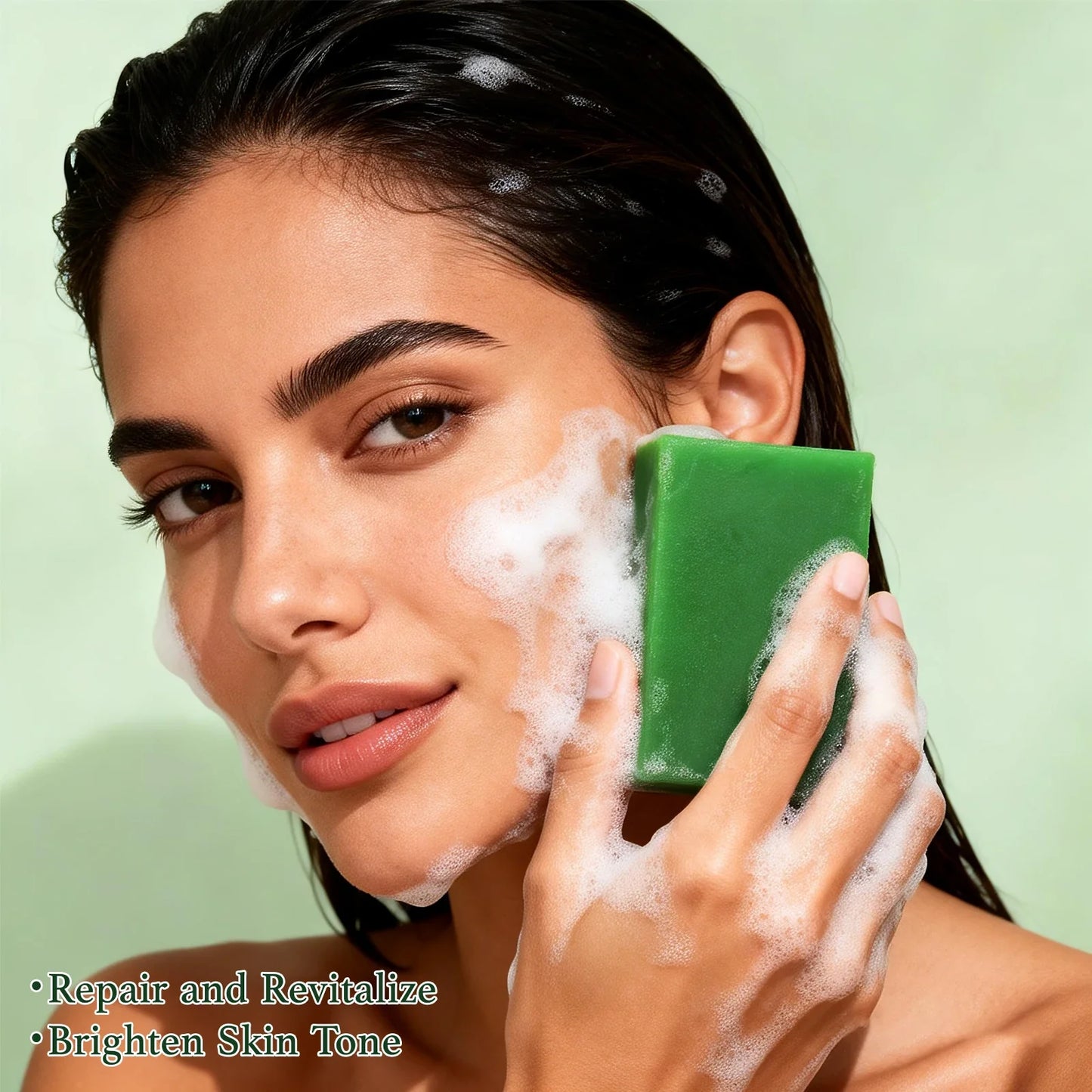 Natural Mugwort Soap – Herbal Hydrating Face & Body Bar