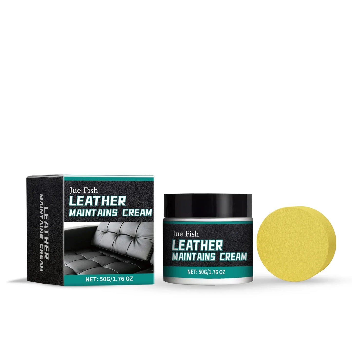 Jue-Fish Leather Care Cream – Polish, Clean & Restore (50g)