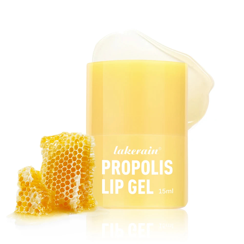 Honey Lip Butter with Propolis Lipcerin Original Hydrating Overnight Manuka Lip Balm Mask 12hr Long Lasting Moisture Skin Care Peaceful Pleasures Health and Wellness