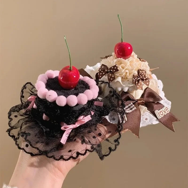 Little Girl Cake Hairpin Creative Birthday Atmosphere Headband Fashionable Children's Birthday Party Baby Hairpin Hair Accessory Peaceful Pleasures Health and Wellness