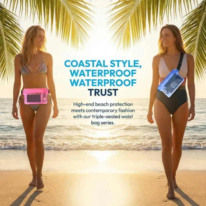 Waterproof Waist Pouch – Dry Bag for Phone, Cards & Keys