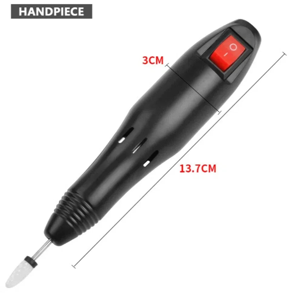 20000 RPM Electric Nail Drill Handpiece Pen | Pro Manicure Tool