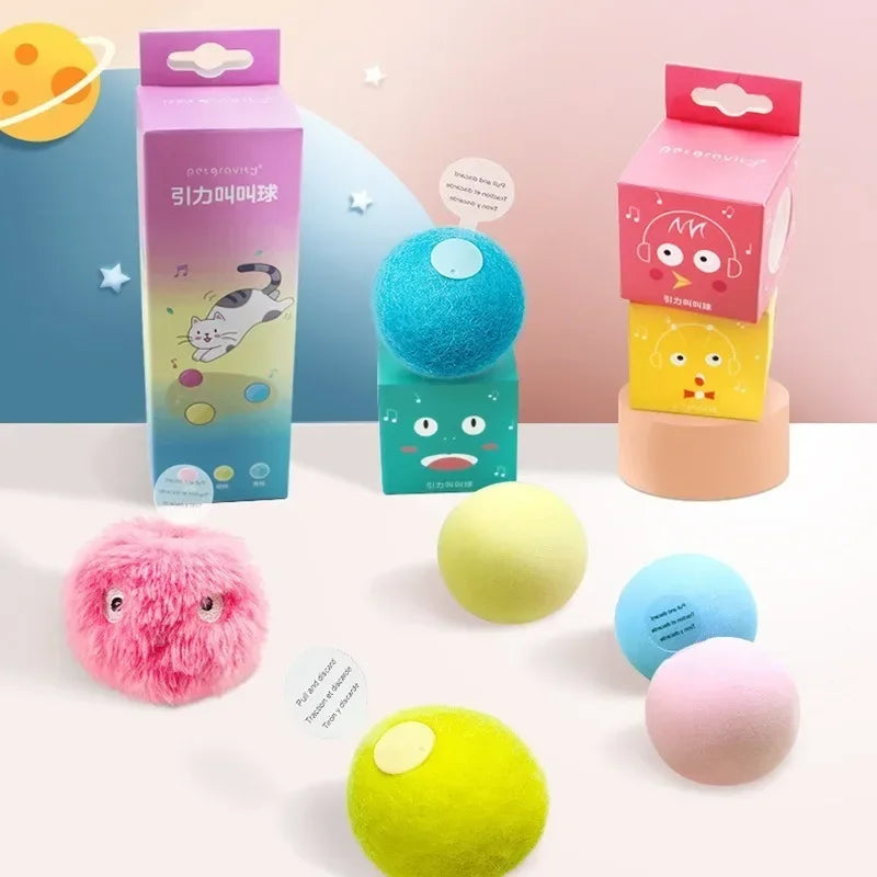 Interactive Electric Cat Toy – Catnip Ball & Squeaky Sound