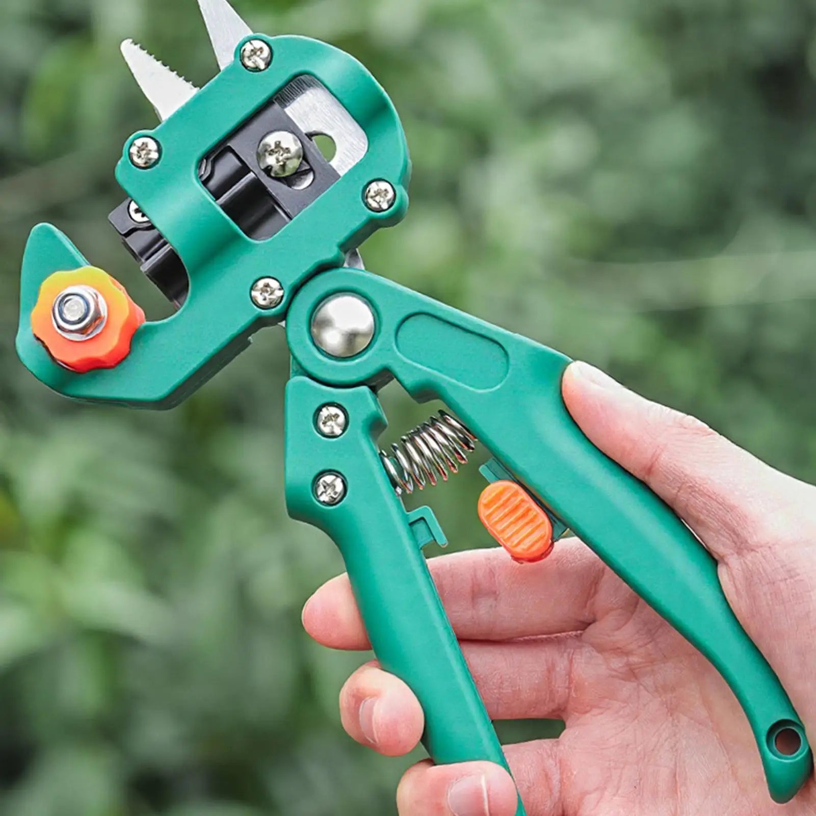 Garden Pruners Multifunction Heavy-Duty Gardening Shears Pruning Scissors for Grafting Home Courtyard Balcony Flowers Fruits Peaceful Pleasures Health and Wellness