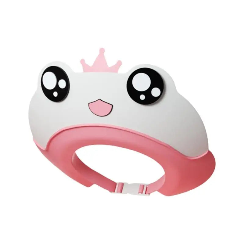 Baby Splash-Proof Shower Hat | Cartoon Design for Ages 1-3