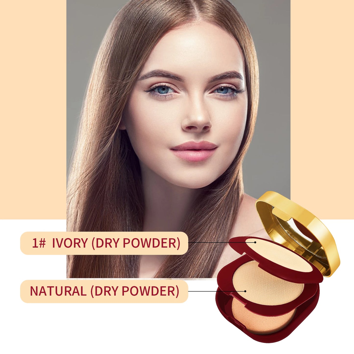 Long Lasting Waterproof Concealer Setting Powder Peaceful Pleasures Health and Wellness 01 30g