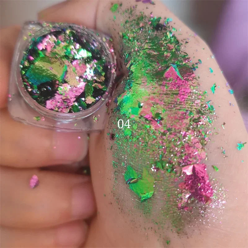Holographic Duochrome Eyeshadow | MultiChrome Shifting Pigment