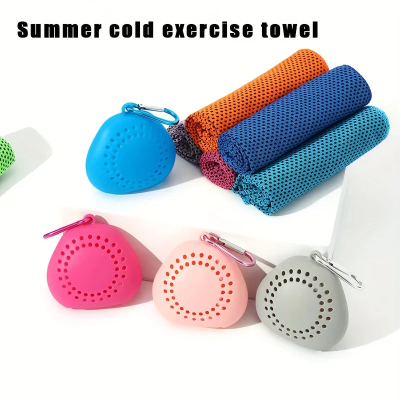 Ice Cooling Microfiber Towel | Quick Dry Sports & Gym Towel