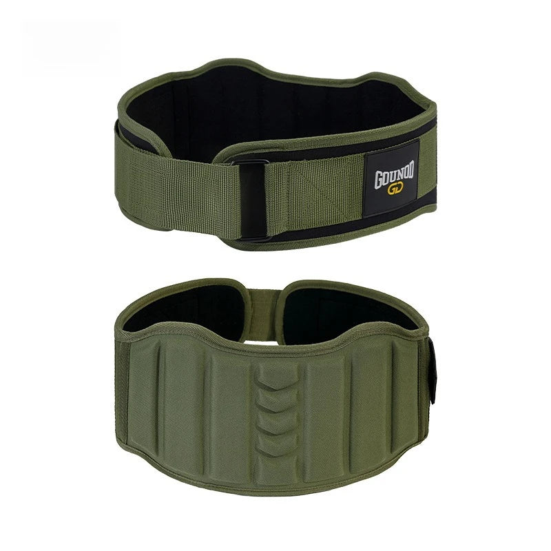Abdominal Training Belt Widened Waist Adjustable EVA Lumbar Support Belt Powerlifting Strength Training GymFitness Weightlifting Peaceful Pleasures Health and Wellness green XL
