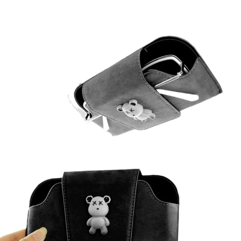 Car Sun Visor Eyeglass Holder – Clip-On Glasses Clip Visor Glasses Holder Peaceful Pleasures Health and Wellness