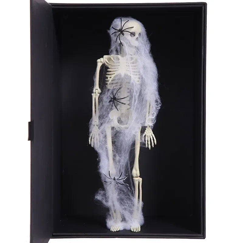 40cm Movable Skeleton Halloween Decoration – Hang or Stand