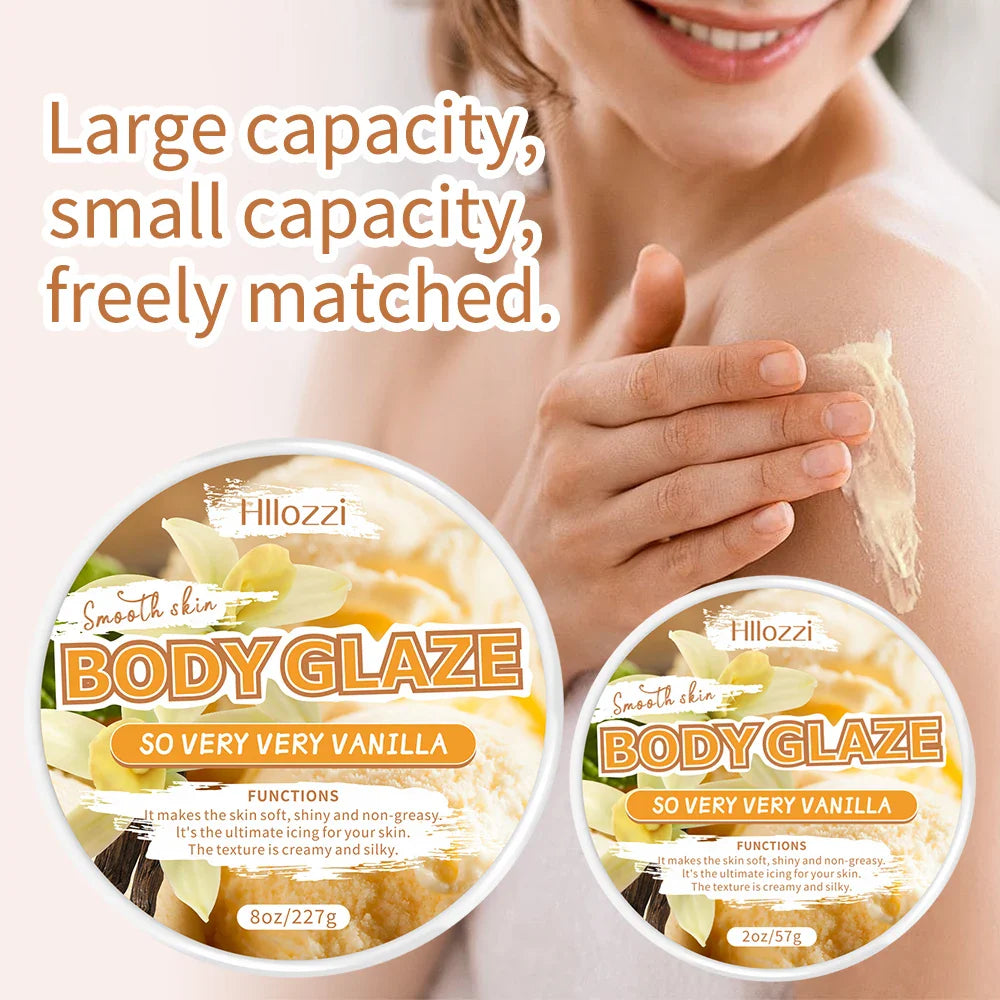 Vanilla Body Glaze – Moisturizing Face & Body Nourishing Cream