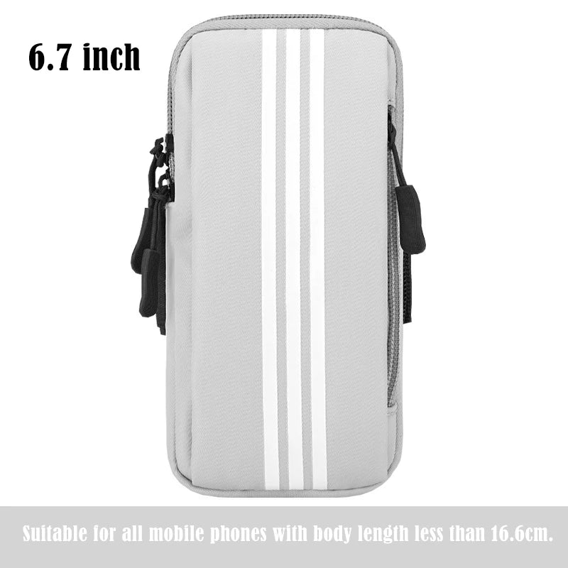 armband on the phone running bag for phone bags accessories wrist armbands mp3 mp4 bags sport phone cell phone accessories woman Peaceful Pleasures Health and Wellness Grey(6.7 inch) China Mainland