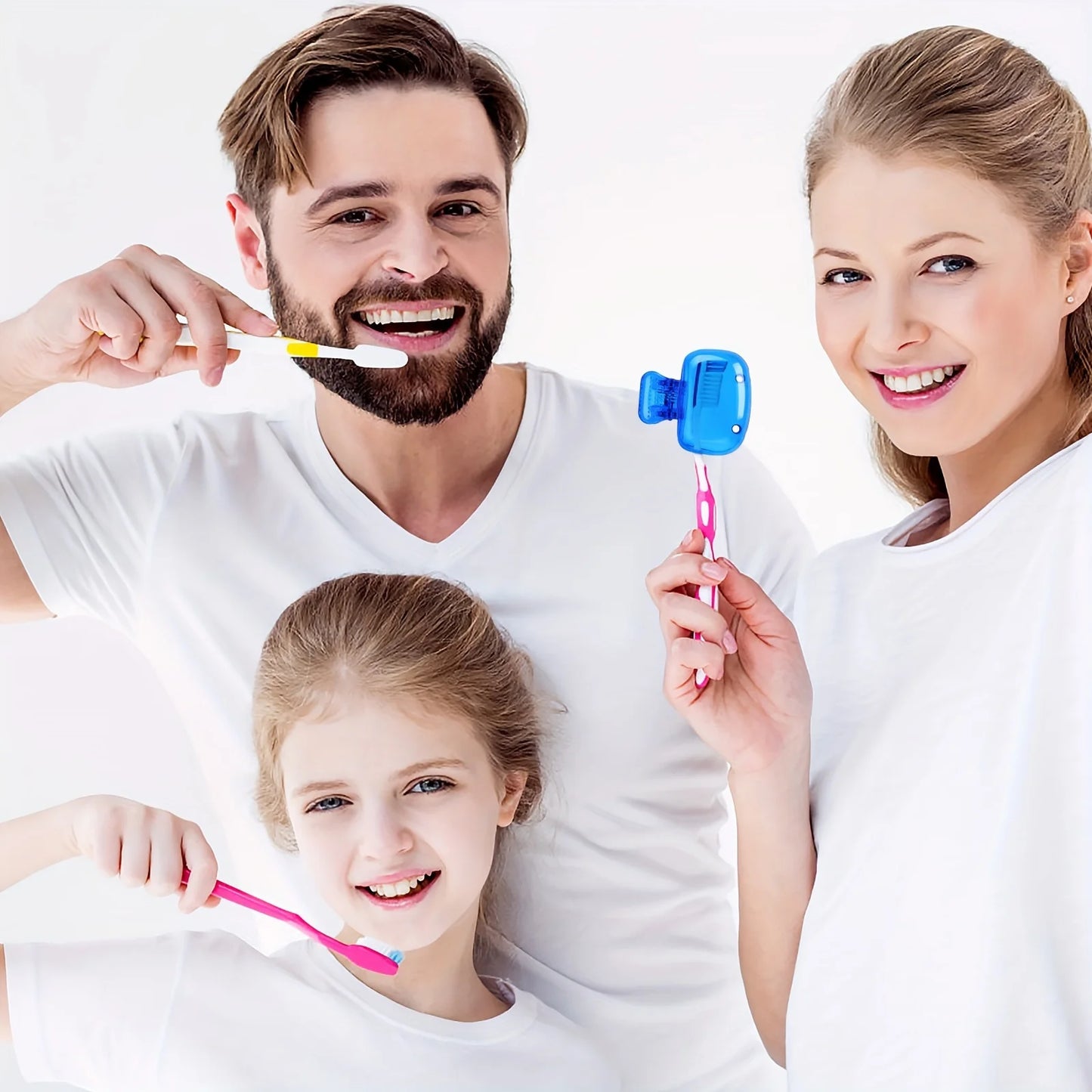 Travel Toothbrush Head Covers – Protector Caps 2/4 Pcs