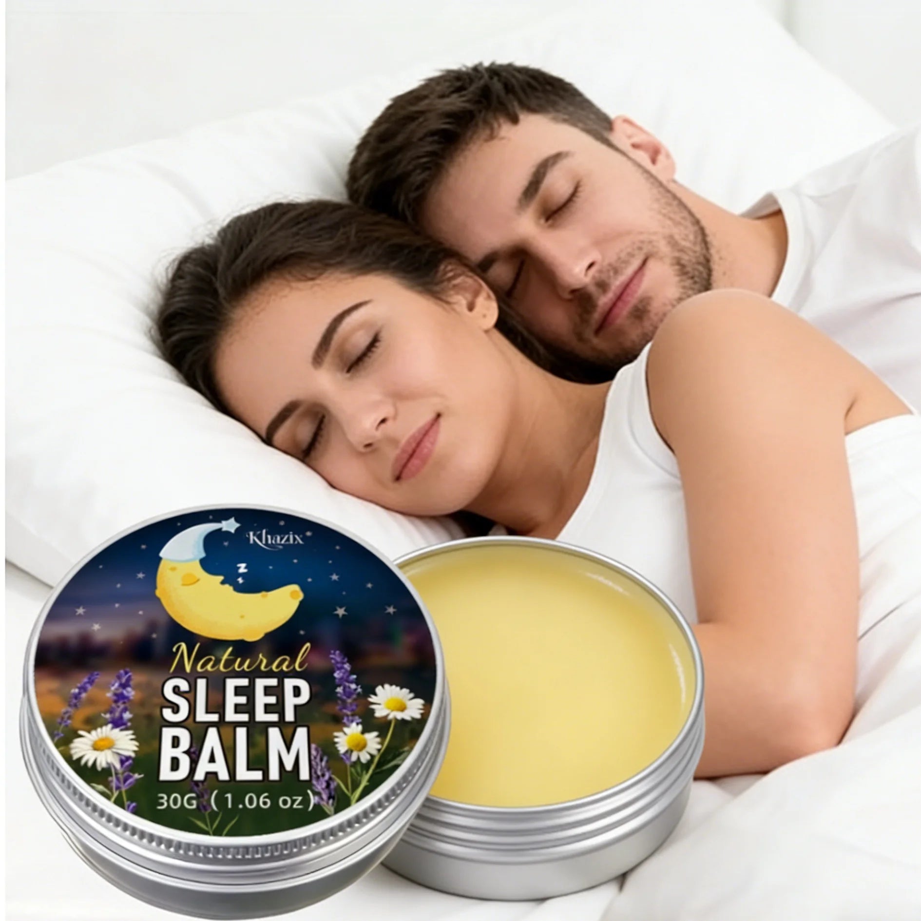 Sleeping Cream - Deep Moisturizing, Long-lasting Fragrance, Contains Lily, Chrysanthemum and Rosemary, Portable Night Cream Peaceful Pleasures Health and Wellness