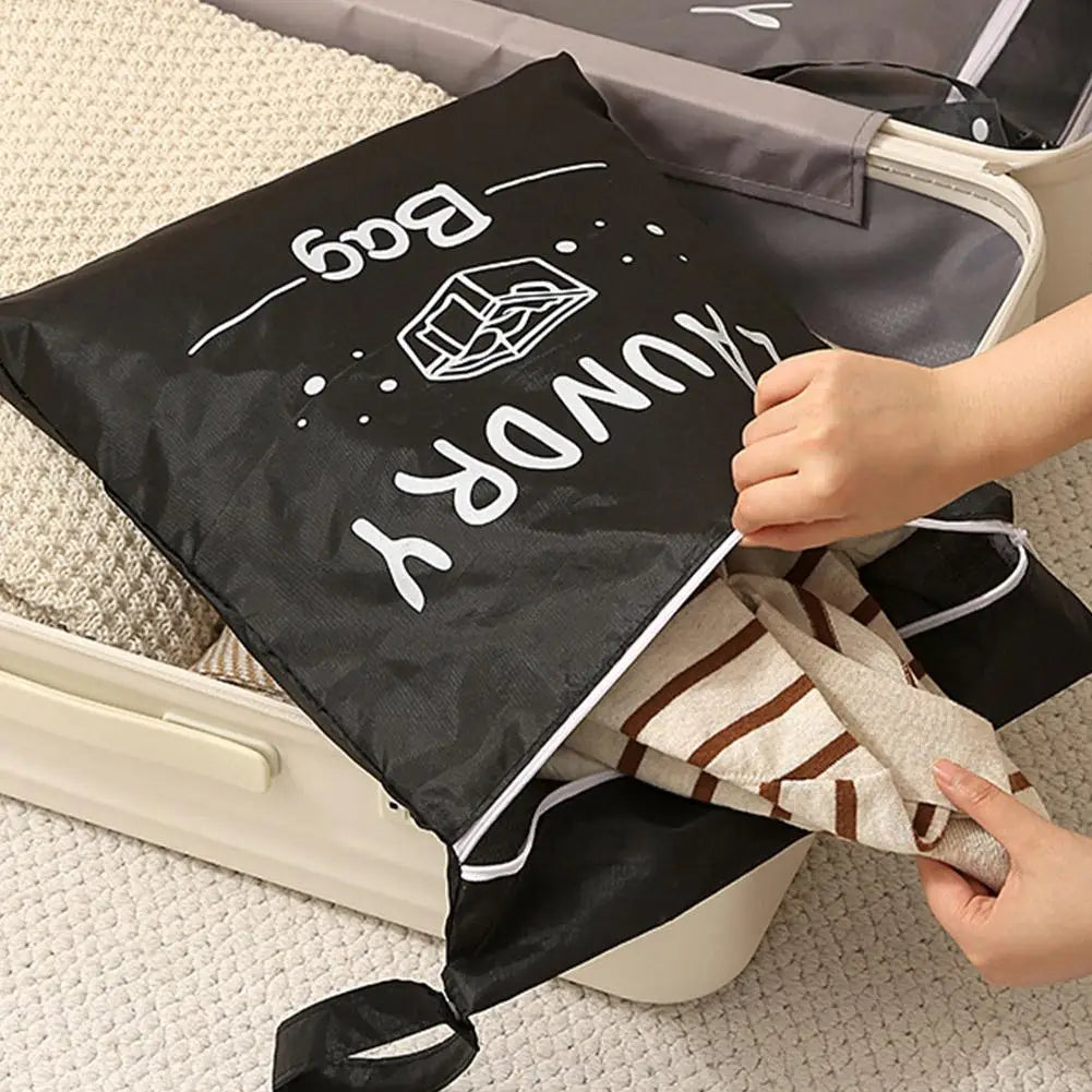 Waterproof Travel Laundry Bag – Wet Dry Organizer & Zipper