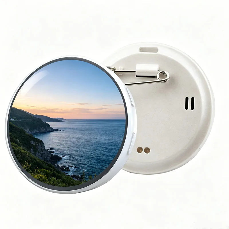 HD Touch Screen Smart Digital Badge – GIF & Video Display