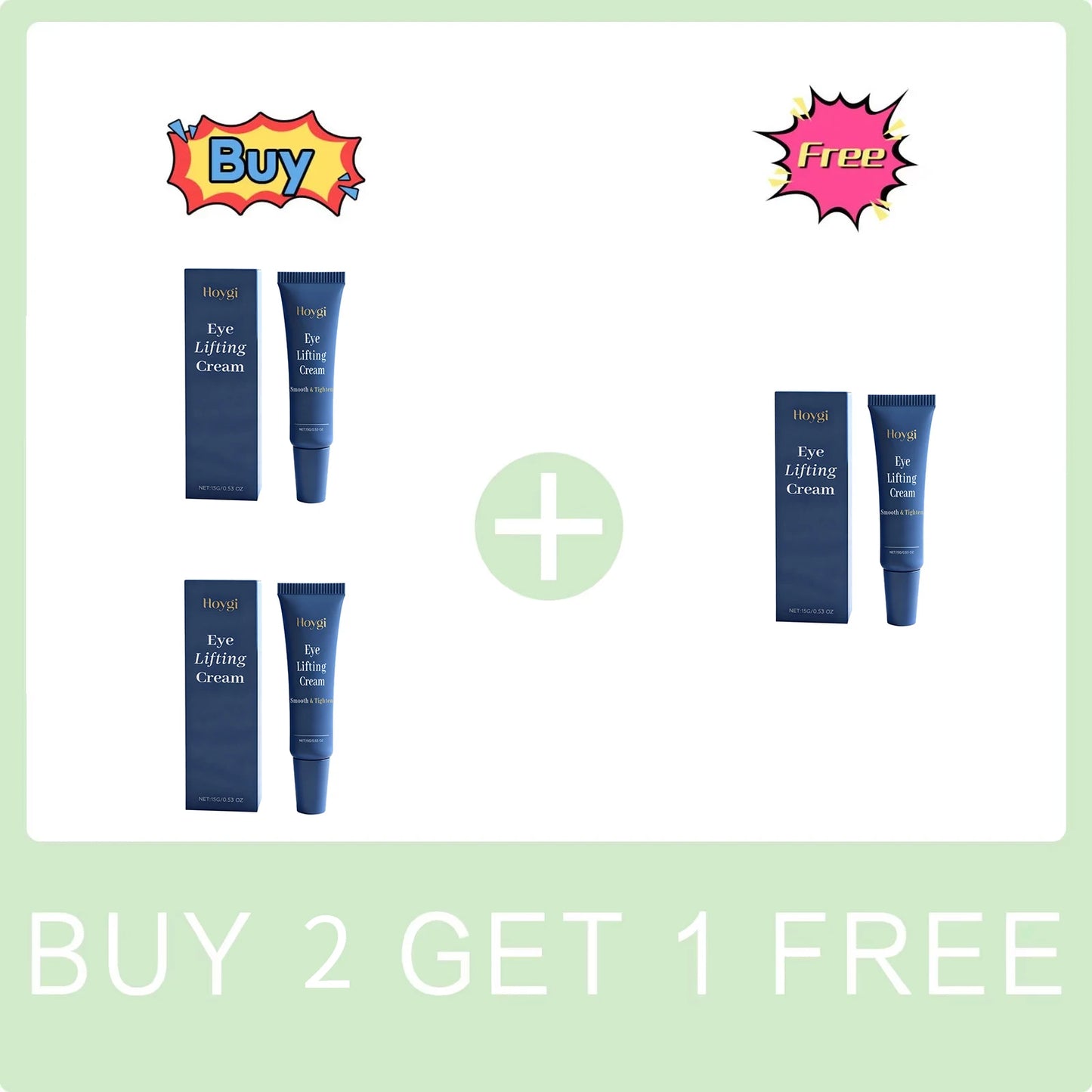Eye Lifting Cream Firming Under the Eye Improve Dark Clrcles Remove Eye Bags Reduces Puffiness Anti-Wrinkle Eye Repair Cream 15g Peaceful Pleasures Health and Wellness Buy 2 Get 1 Free