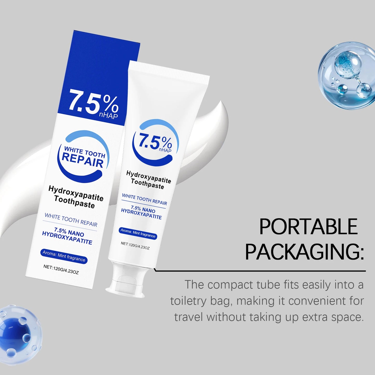 Hydroxyapatite Toothpaste for Enamel Protection and Fresh Breath Peaceful Pleasures Health and Wellness