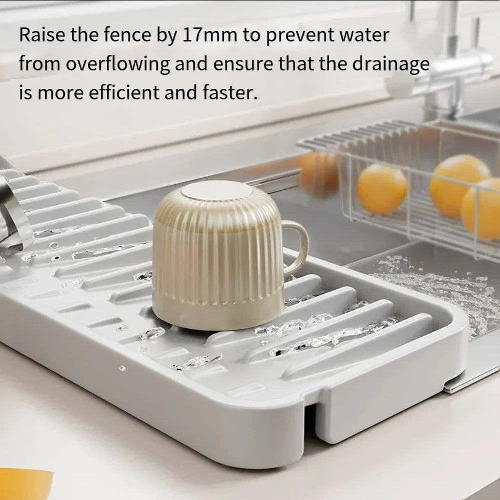 Silicone Kitchen Sink Splash Guard & Drainage Mat
