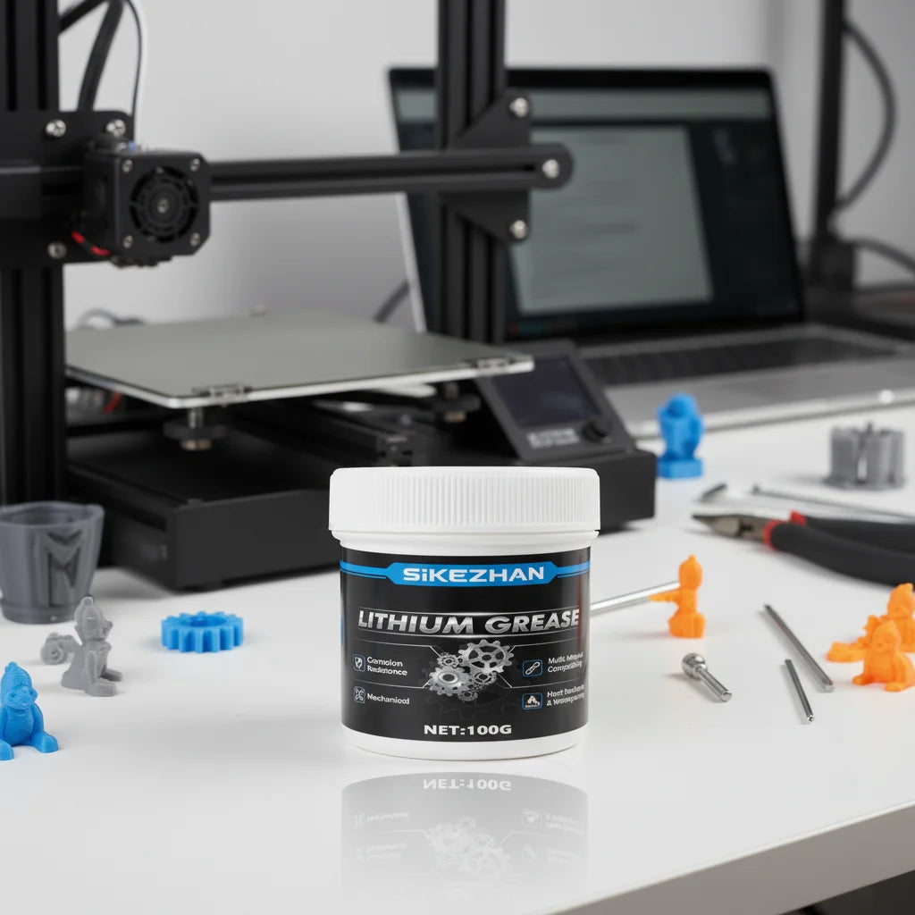 3D Printer Lithium Grease – Lubricant & Noise Reduction, High-Temp Anti-Corrosion, for Rails/Lead Screws/Bearings + Brush Peaceful Pleasures Health and Wellness