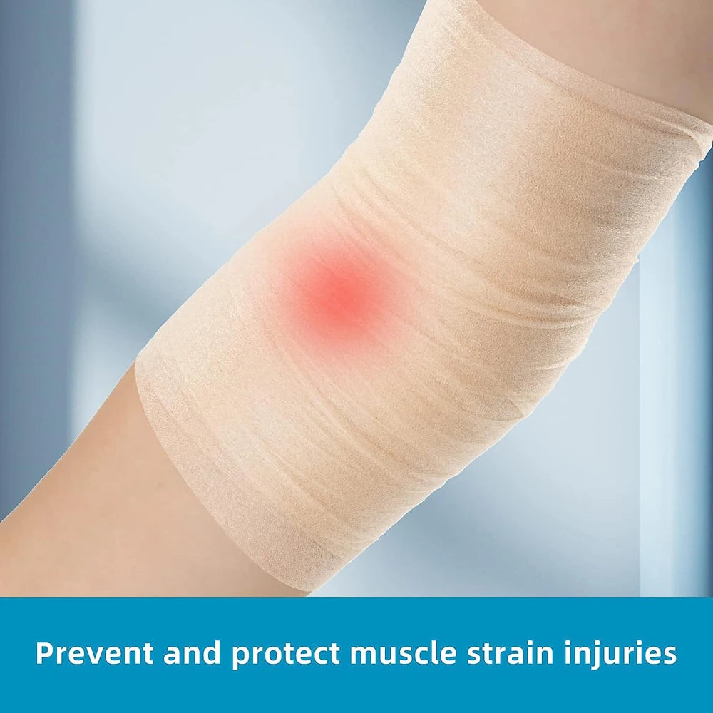 4-Rolls Athletic Pre Bandage Wrap Tape, Foam Underwrap Athletic Tape, Sport Pre wrap Athletic Tape for Hair Ankle Wrists Knees Peaceful Pleasures Health and Wellness