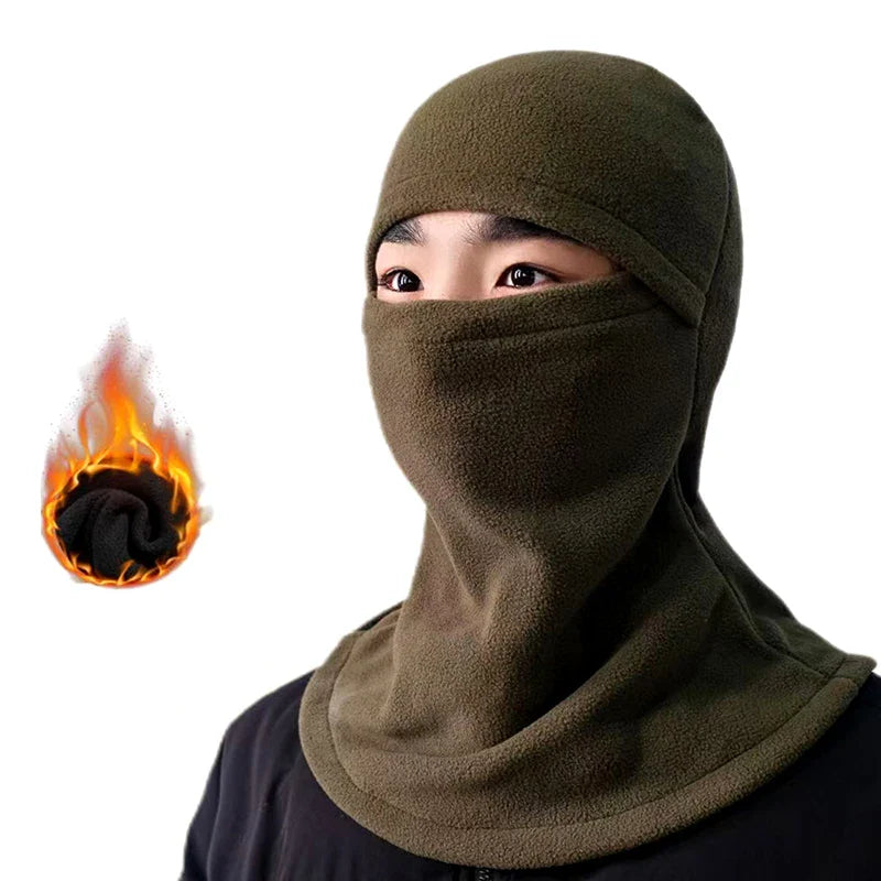 Winter Fleece Balaclava Full Face Mask – Windproof Ski Ride