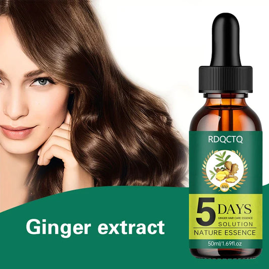 5-Day Ginger Hair Serum – Frizz Control & Shine Boost Hair Serum Oasis Select