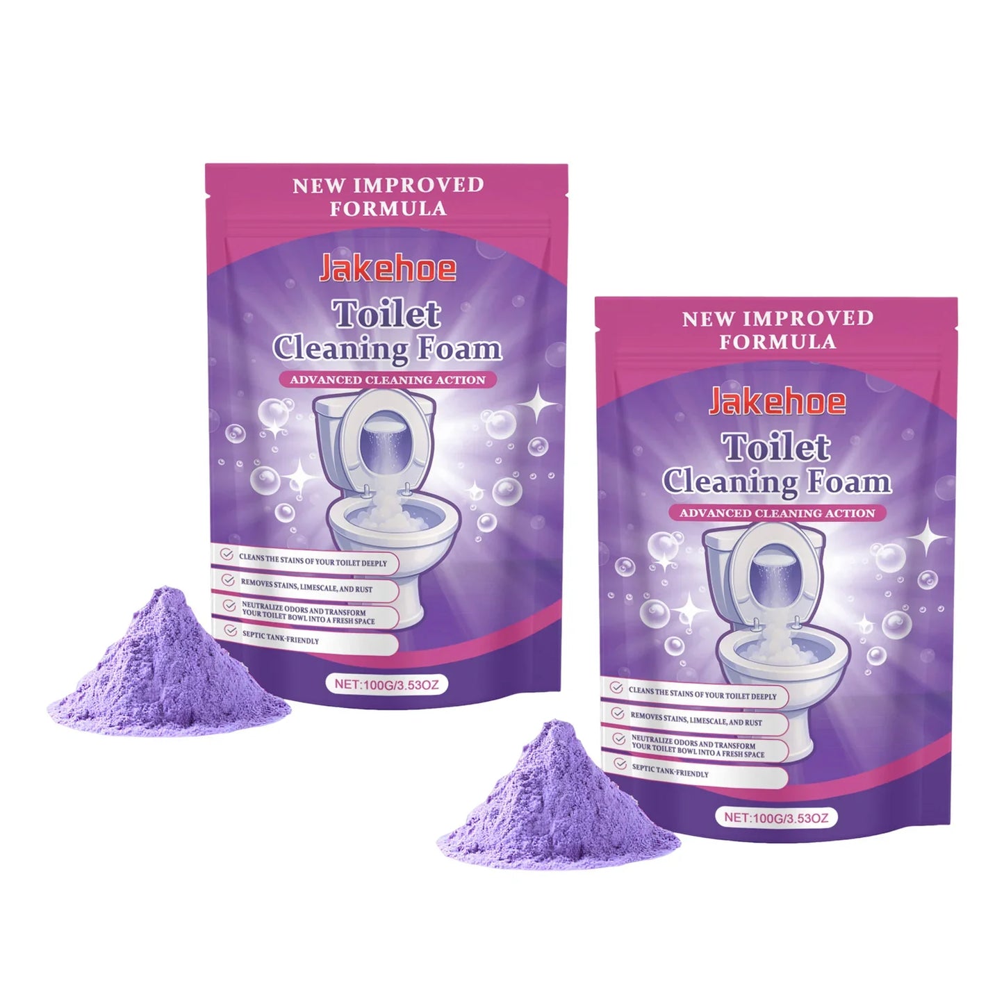 Foaming Toilet Bowl Cleaner Powder – Descaling & Odor Fresh