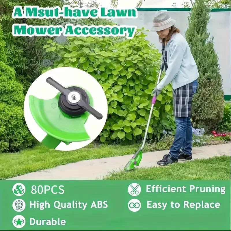 10- Plastic Blade Cutter Replacement Cordless Grass Trimmer Strimmer