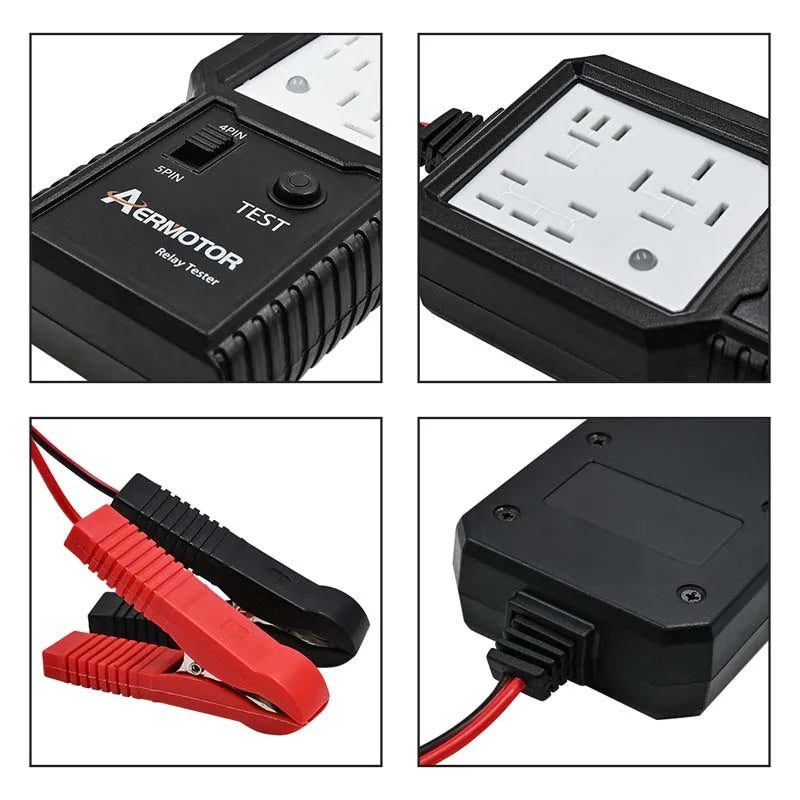 Aermotor 12V 24V Car Relay Tester – Auto Diagnostic Tool