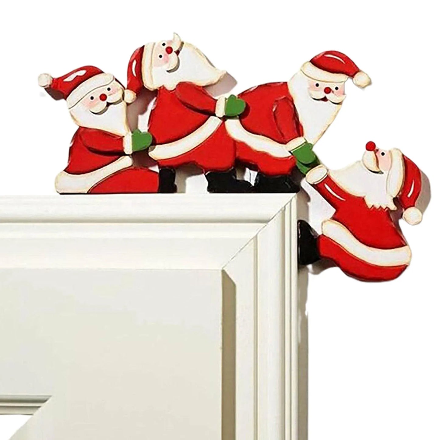 DIY Christmas Deer Door Corner Ornament | Wooden Xmas Decor