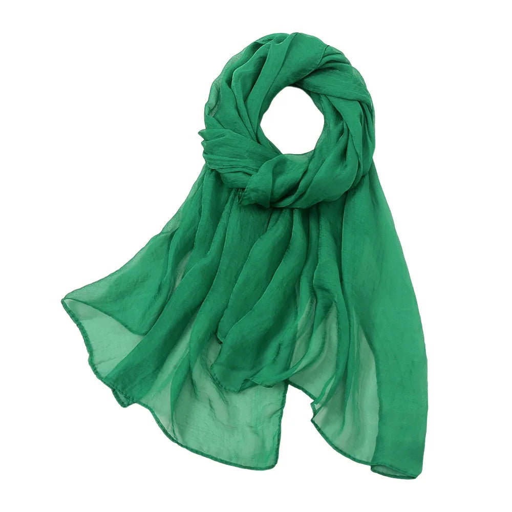 Women's Soft Chiffon Scarf – Lightweight Summer Shawl Wrap
