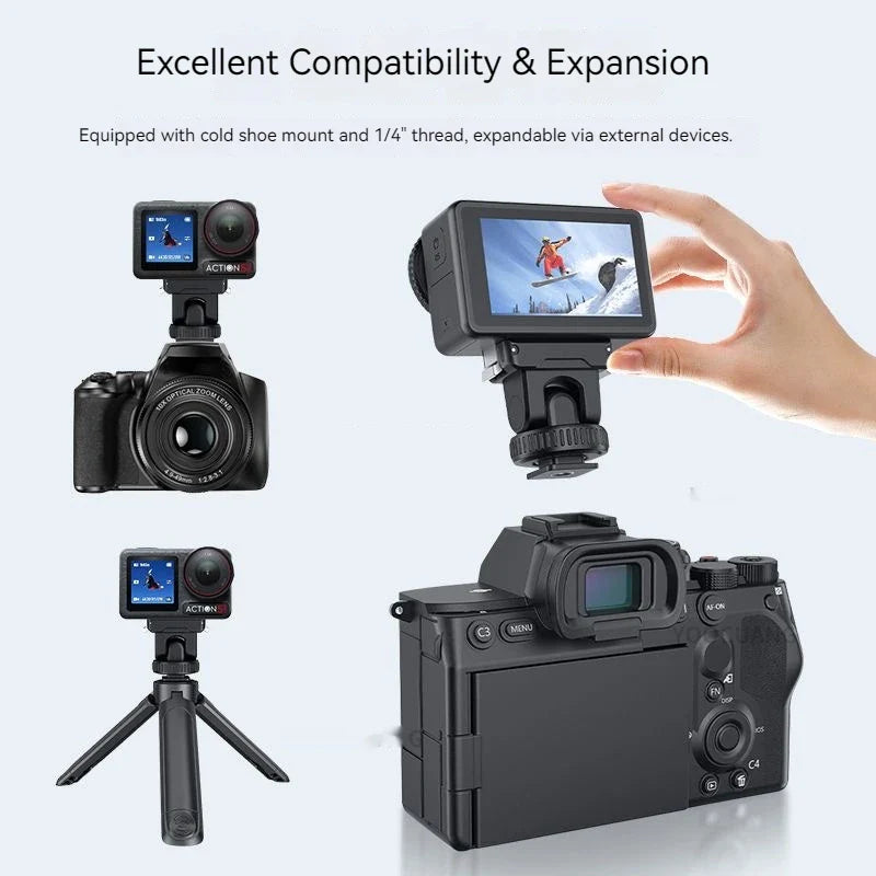 DJI Osmo Action 3/4/5 Pro Magnetic Quick Release Mount Adapter